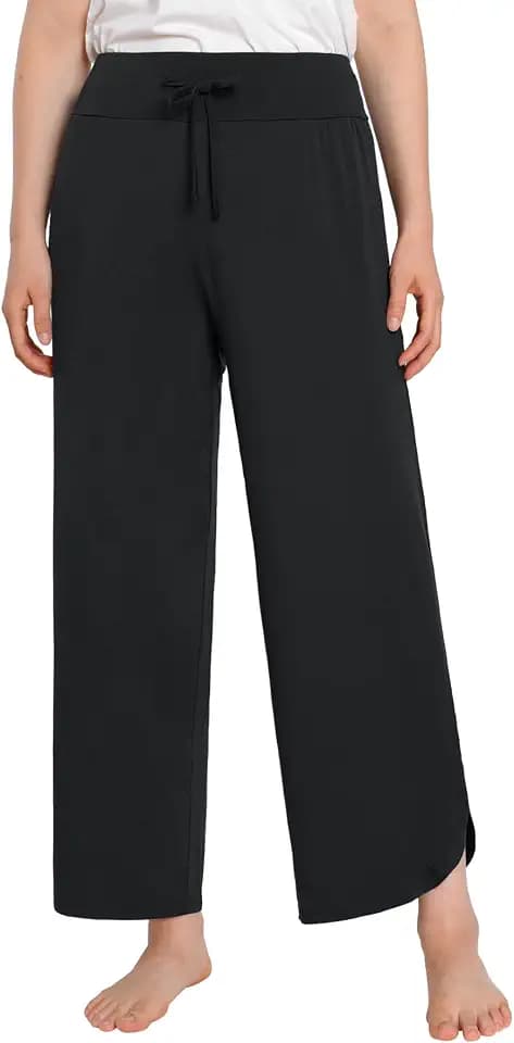 Latuza Women's Petite Length Lounge Pants Comfy Casual Pants Loose Fit