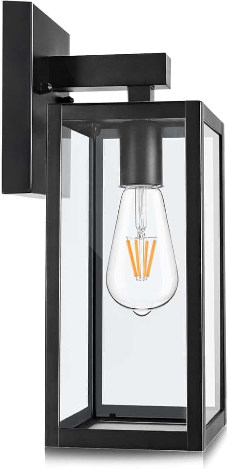 MAXvolador Outdoor Wall Light Fixture, Exterior Waterproof Wall Lantern