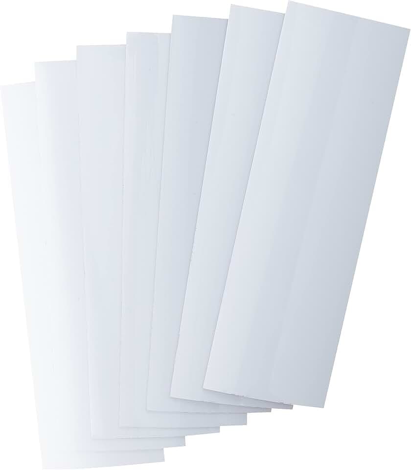 Magflex Lite Flexible Gloss White Trockenwischoberfläche Magnetetiketten - 120mm Lang x 40mm Breit - Pack von 10