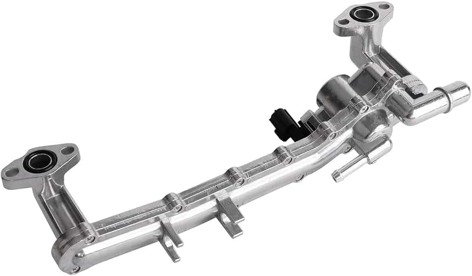LR109402 Aluminum Rear Coolant Water Heater Pipe Manifold Tube with Sensors Compatible with Land Rover LR4 2010-2013, Range Rover 2010-2020, Range Rover Sport 2010-2017 V8 5.0L LR077042 LR018273