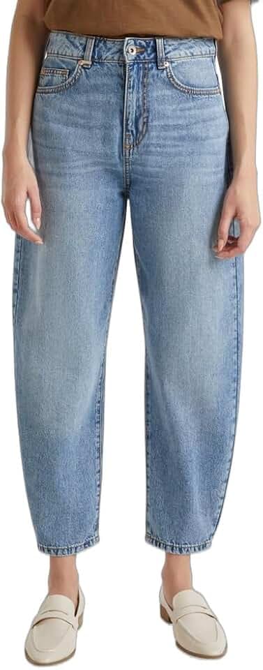 United Colors of Benetton Damen Pantalone 4shbde00i Hose, blau, 28
