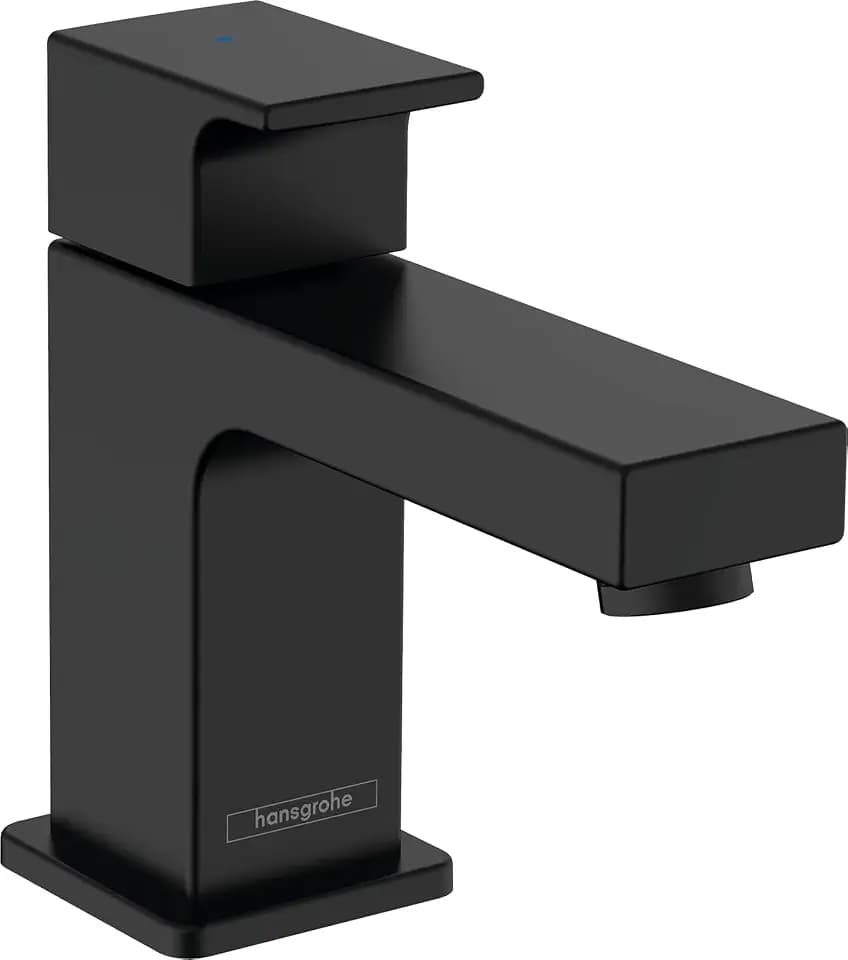 hansgrohe Vernis Shape Kaltwasser-Armatur ohne Ablaufgarnitur, Matt Schwarz