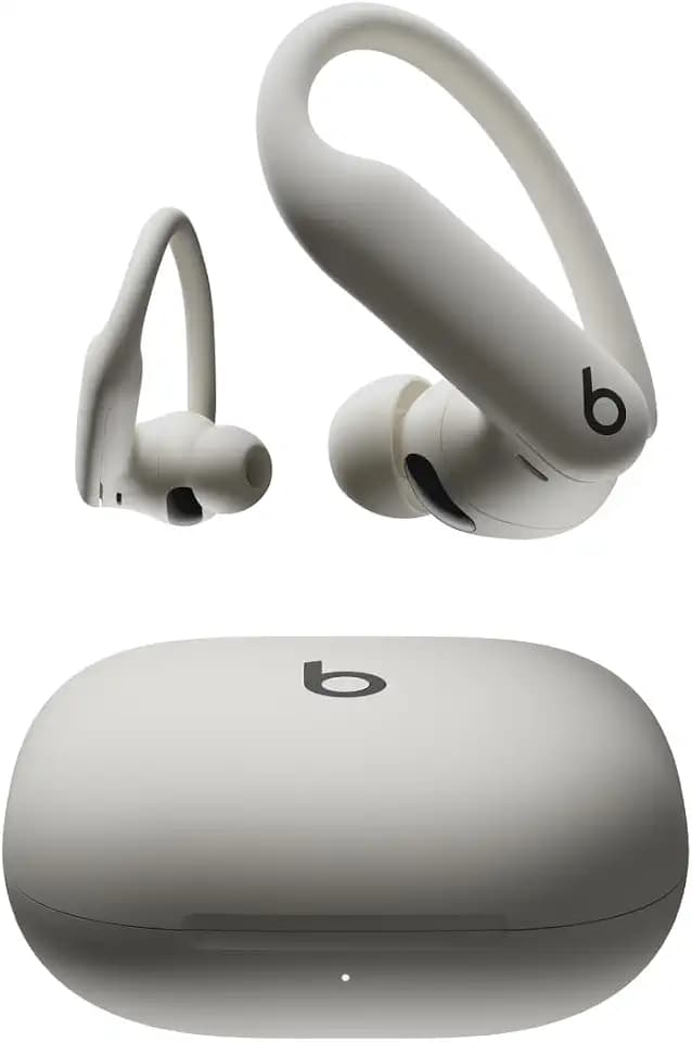 Beats Powerbeats Pro 2 - Wireless Noise Cancelling Workout Earbuds with Secure- Fit Earhooks, Up to 45-Hour Battery with Charging Case, Sweat & Water Resistant, Heart Rate Monitoring - Quick Sand