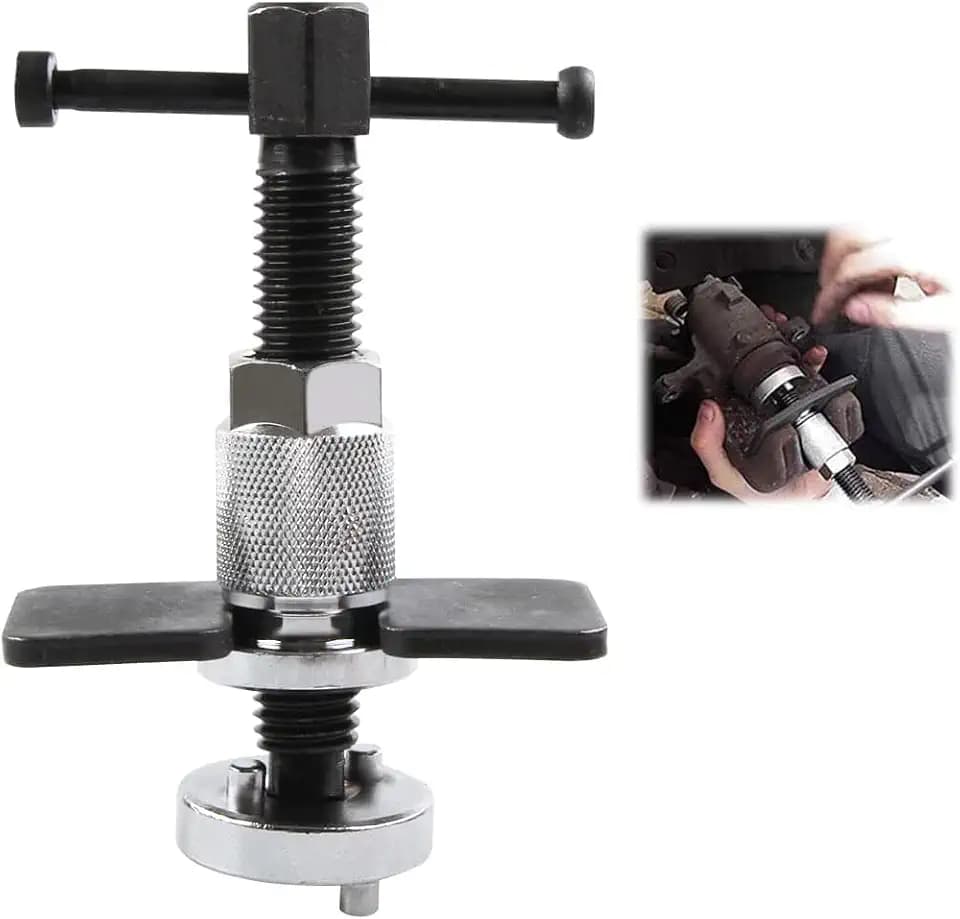 Disc Brake Caliper Piston Rewind Tool, Brake Piston Wind Back Tool, Car Rear Brake Pad Wind Back Right Handle Tool Set
