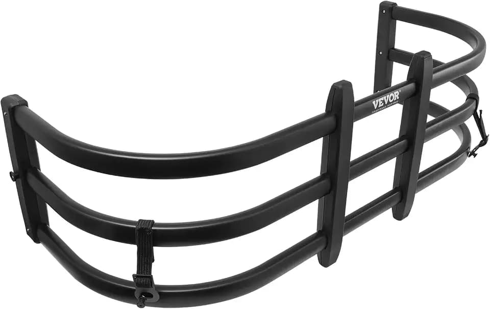 VEVOR Truck Bed Extender,55.5"-68" for Ford Super Duty, Dodge Ram 1500/2500/3500, Toyota Tundra, Nissan Titan, Chevrolet Silverado, GMC Sierra, Aluminum Retractable Tailgate Extender, Drill Required