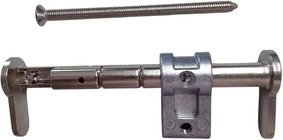 R.E.E 0012 Universal-Blind-Zylinder stufenlos einsetzbar, Verstellbereich 25-154 mm, Messing vernickelt