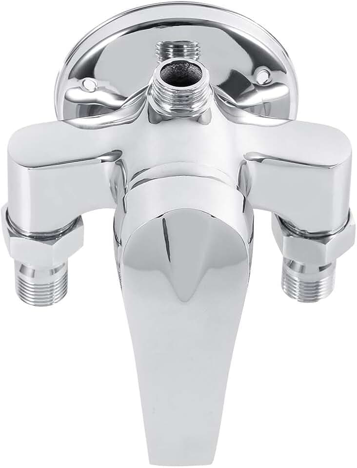 Ejoyous Dusche Wasserhahn Mischventil, G1/2 In, Silber, Bad, Dusche, Körper, Ventil, Bad Zubehör