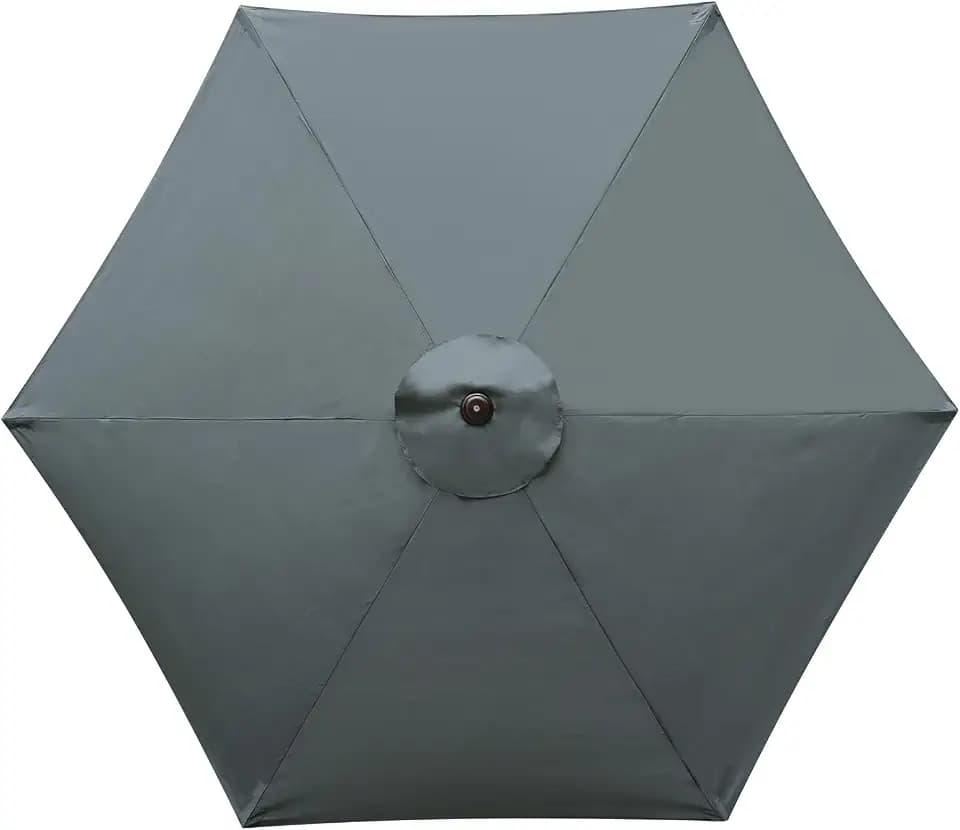 9 Feet Patio Umbrella Replacement Canopy for 6 Ribs, Market Umbrella Top, Yard Table Umbrella Top Cover,Universal Strong and Thick Umbrella Canopy,Canopy Only