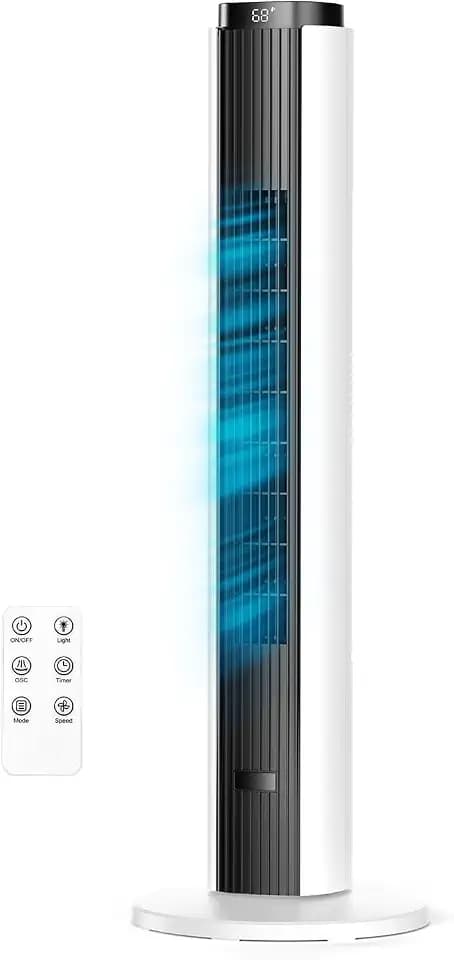 ZAFRO Tower Fan for Bedroom, 26 ft/s Velocity Fans that Blow Cold Air