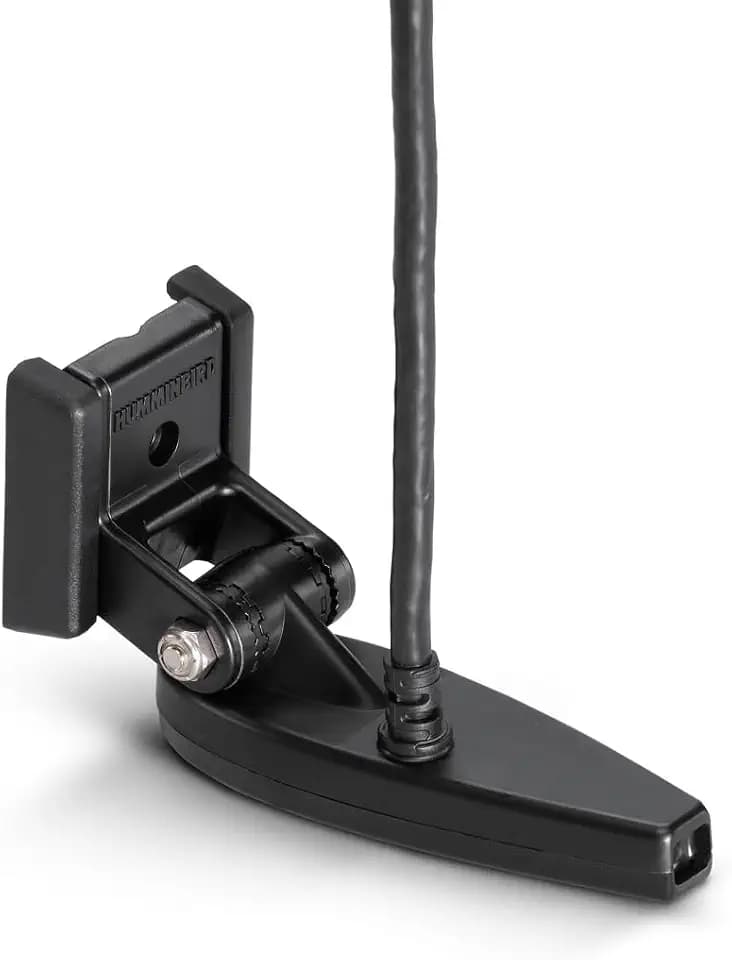 Humminbird Transom Transducer with Dual Beam Sonar and Down Imaging – 200/455 kHz, XNT 9 DI T