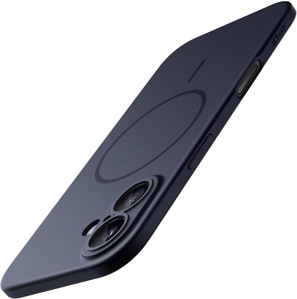 JETech Magnetische Dünn Hülle für iPhone 17, Dunkelblau