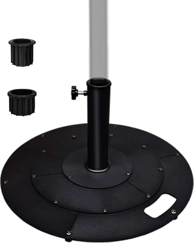 Koutemie Umbrella Base Outdoor Patio, Patio Umbrella with Stand, 21 Inches