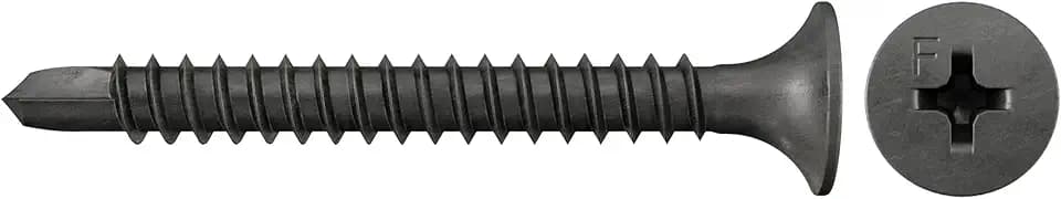 fischer Schnellbauschraube 3,5 x 25, Spezialschraube mit Bohrspitze, Trompetenkopf, Feingewinde und Antrieb Kreuzschlitz PH, für die Montage von Gipskartonplatten auf Metallprofilen, 1000 Stk