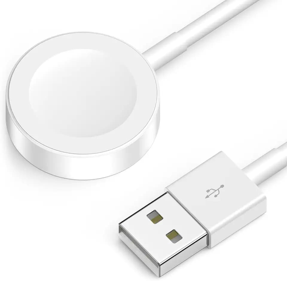 𝟐𝟎𝟐𝟔 𝐔𝐩𝐠𝐫𝐚𝐝𝐞𝐝 for Apple Watch Charger USB Magnetic Charging Cable Portable Wireless Charging Accessories Compatible with iWatch Series 12/11/10/9/8/7/6/5/4/3/2 SE-3.3FT