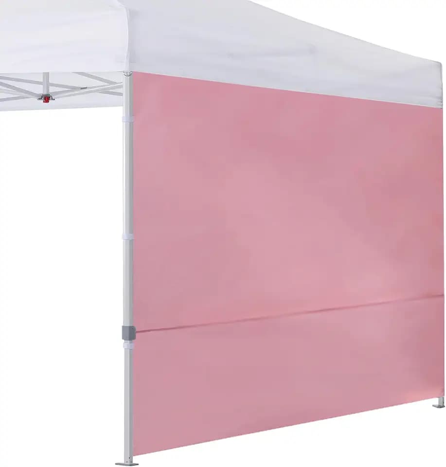 COOSHADE Instant Canopy SunWall 10x10 Canopy SideWall, 1 Pack, Pink