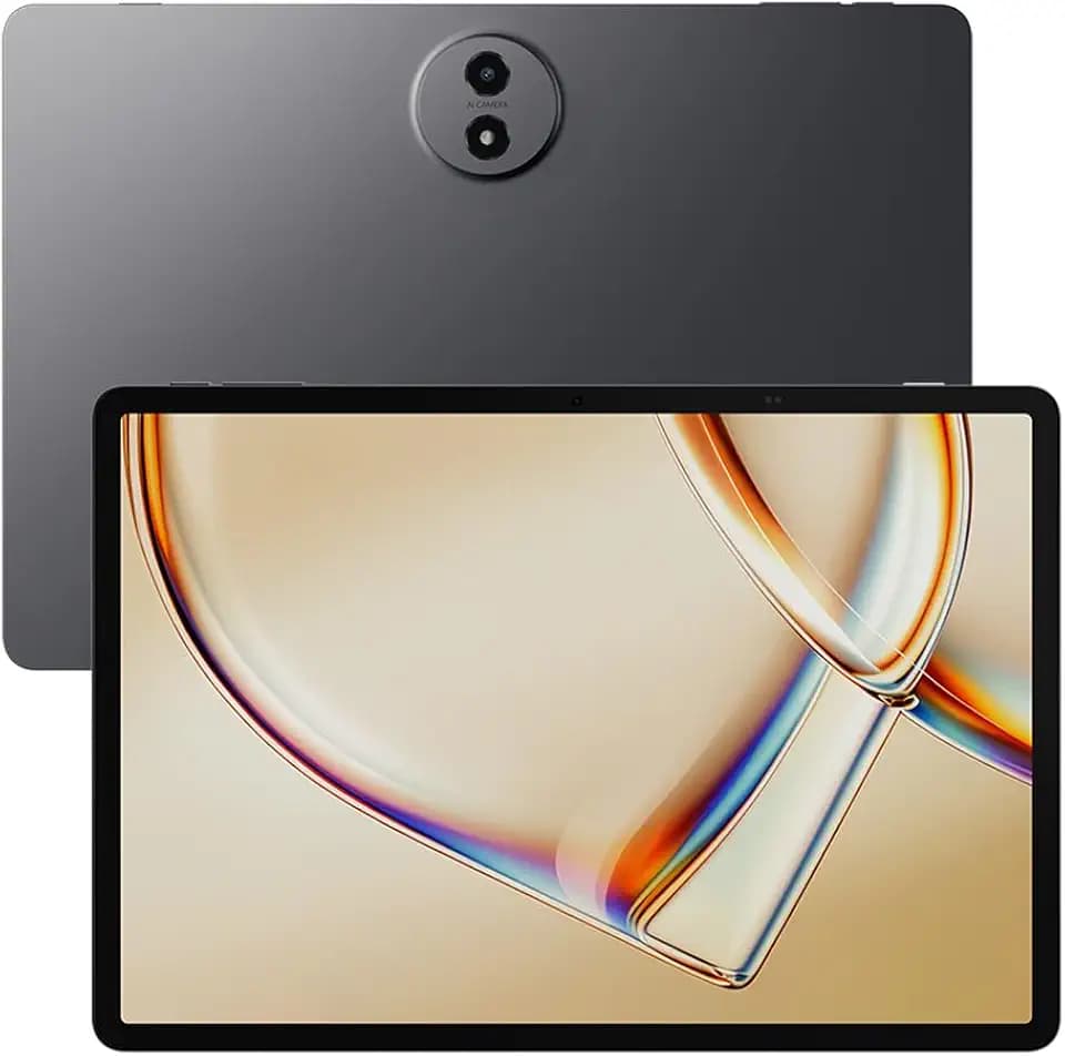 TCL Tab A1 Plus NXTPAPER Android Tablet 12,2" 2.4K 120Hz 6+256GB mit T-Pen 2 und Cover Octa-Core AI 10000mAh 4 Lautsprecher Unibody Metall für Arbeit und Freizeit