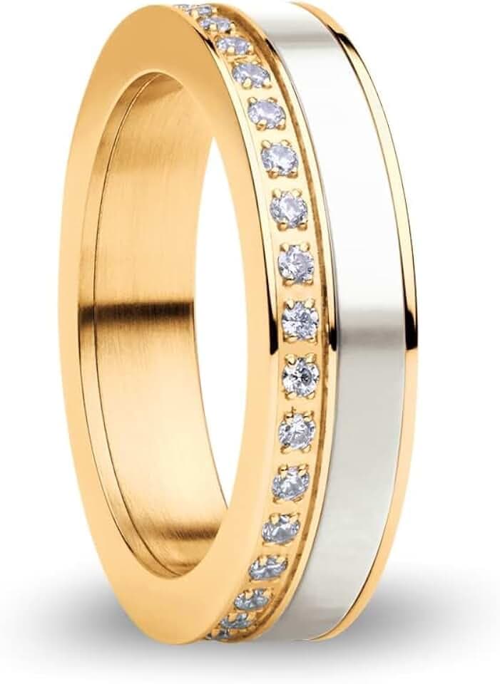 BERING Damen Ring in glänzend gold - Arctic Symphony Collection aus Edelstahl - Ebro