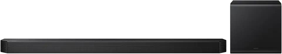 Samsung HW-Q810GF Q-Series 5.1.2-Kanal-Soundbar für Fernseher, Kabelloser 6,5"-Subwoofer, Kabelloses Dolby Atmos und DTS:X, SpaceFit Sound Pro, Q-Symphony