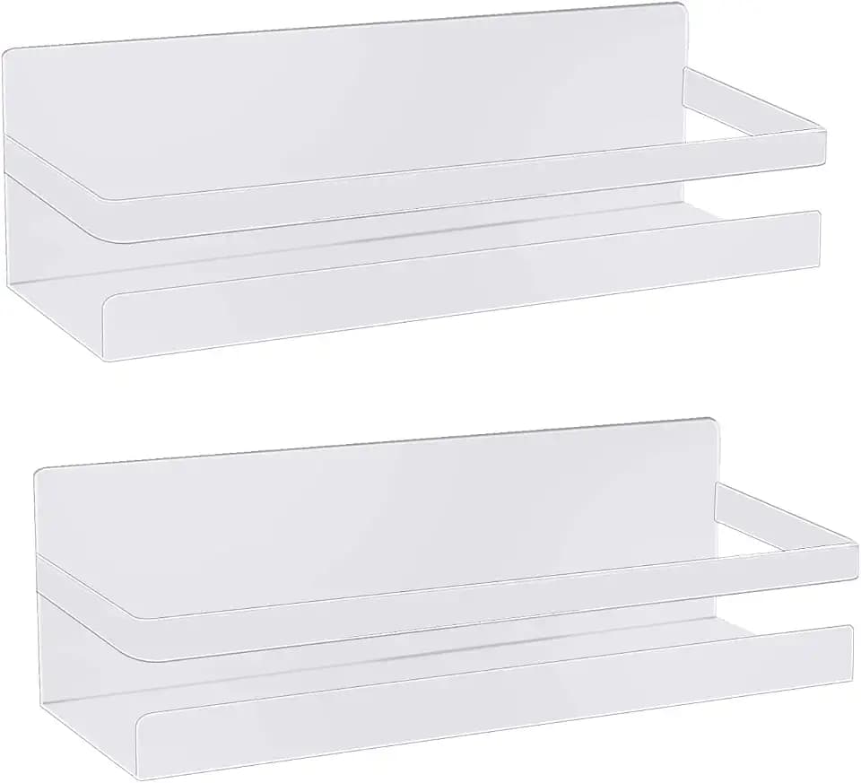Magnetisches Regal,Kühlschrank Regal Magnetisch Kühlschrank Regal Hängeregal, 2 Stück Magnet Gewürzregal Gewürzkorb für Küchen Organizer Aufbewahrung