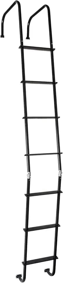 Quick Products QP-ERLB Universal Exterior RV Ladder – Black