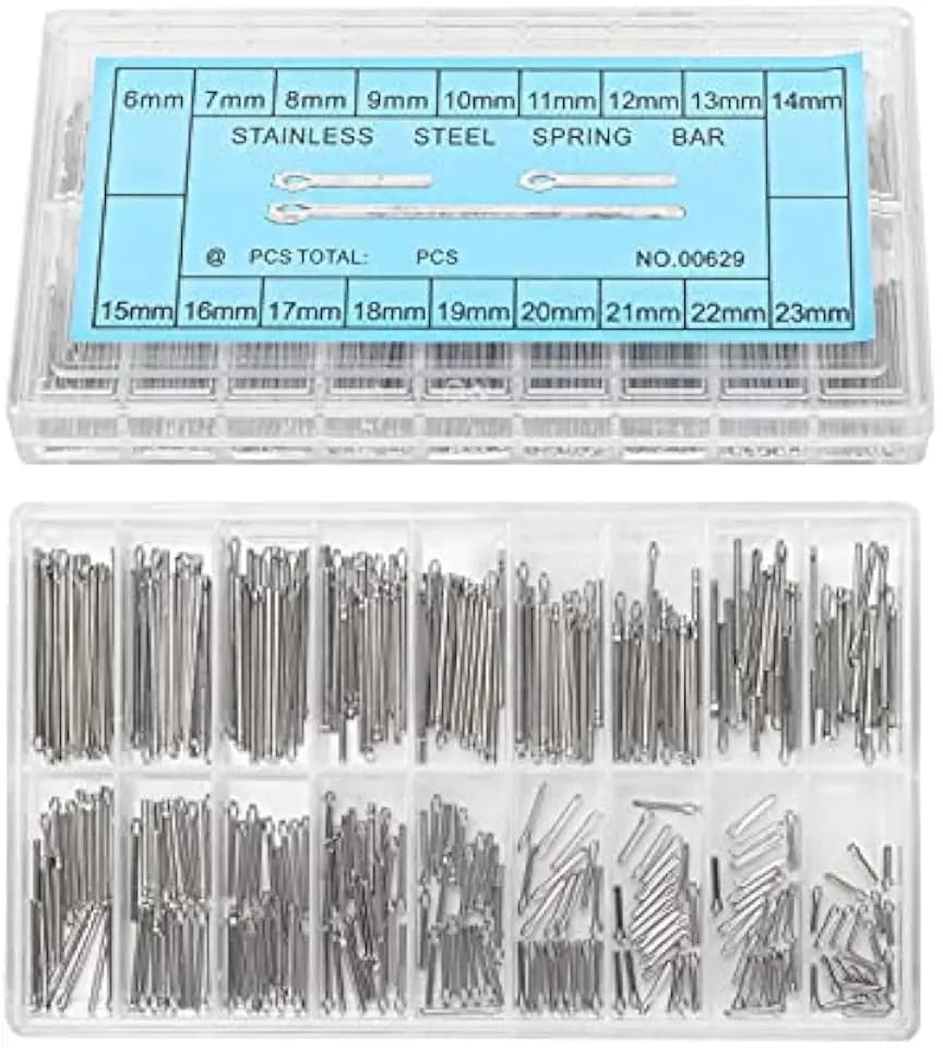 Edelstahl Cotter Pins 360 Stück 6-23mm Uhrenarmband