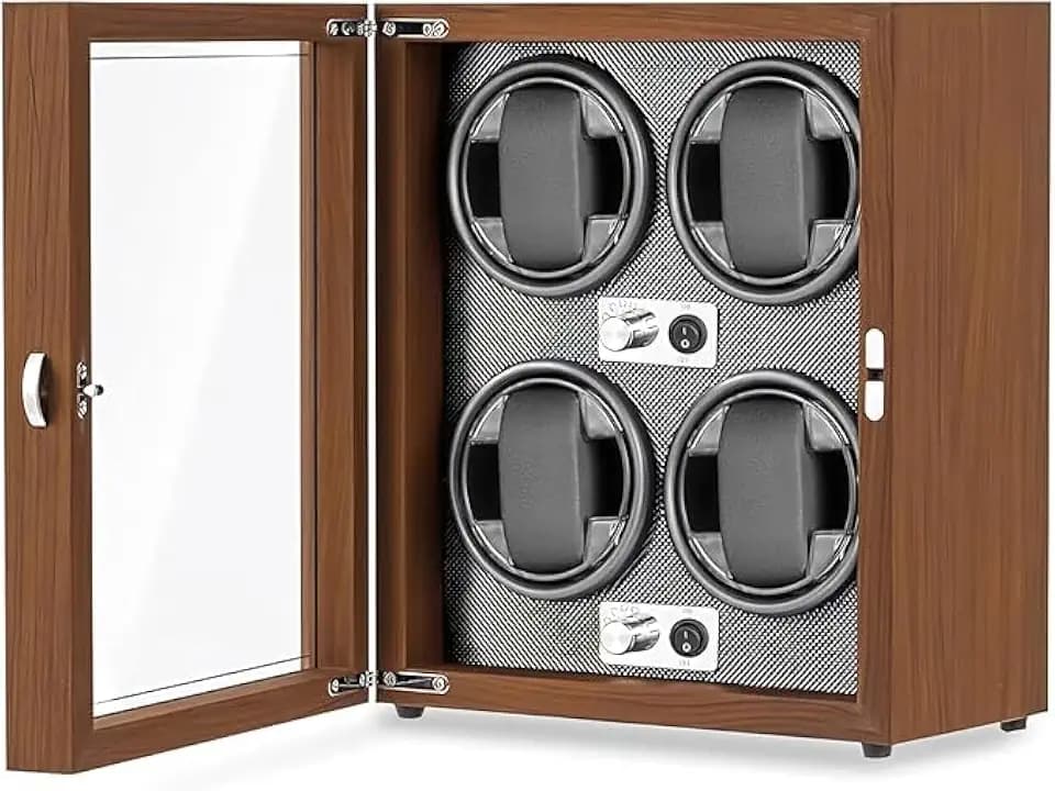 Olvy Uhrenbeweger für Automatikuhren Uhrendreher Leiser Motor Premium-Boxen