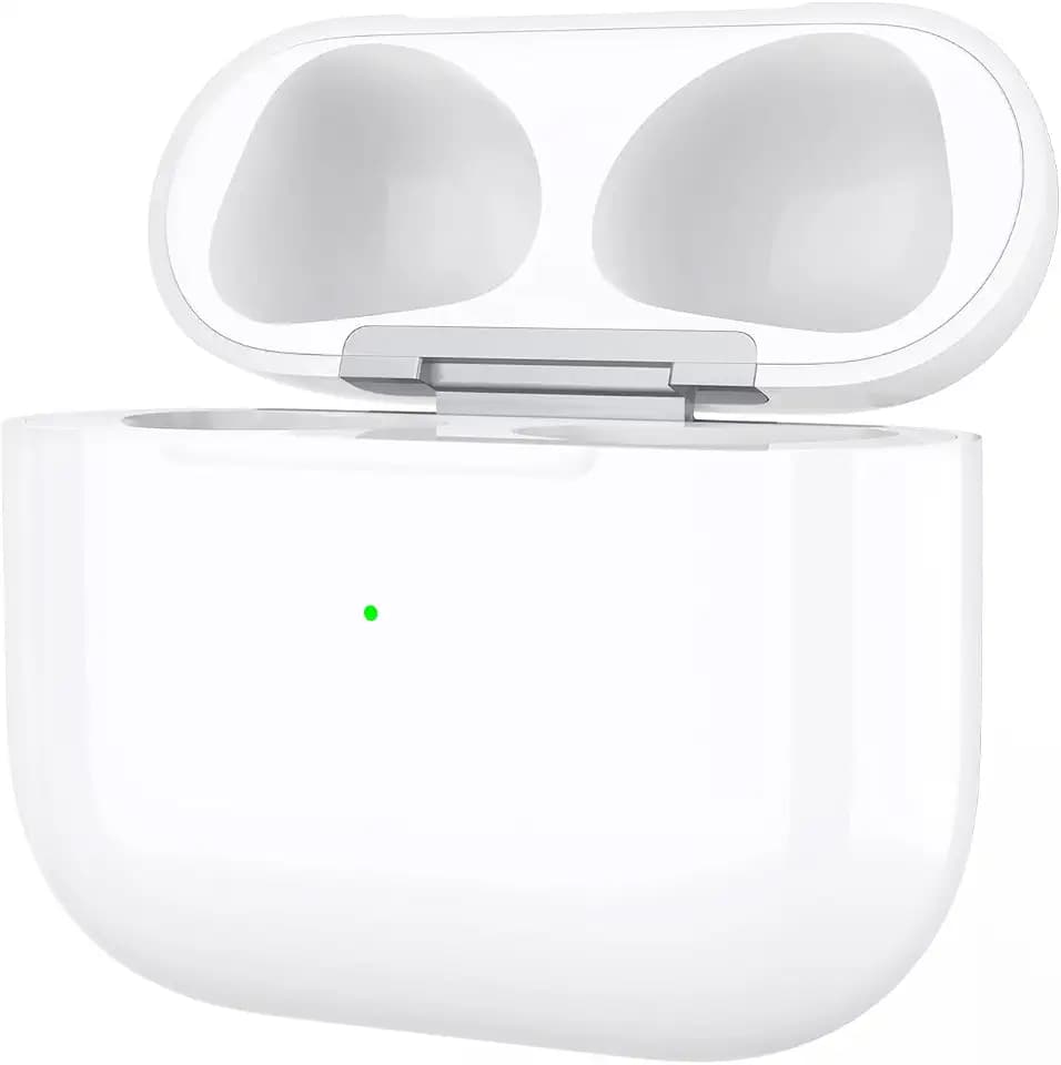 Wireless Charging Case Replacement Charging Case for AirPods 3rd Generation Charging case, Only Compatible with AirPod 3rd Gen Charging Case (Not Pro 3), with Blue-Tooth Sync Button,(L-Port)