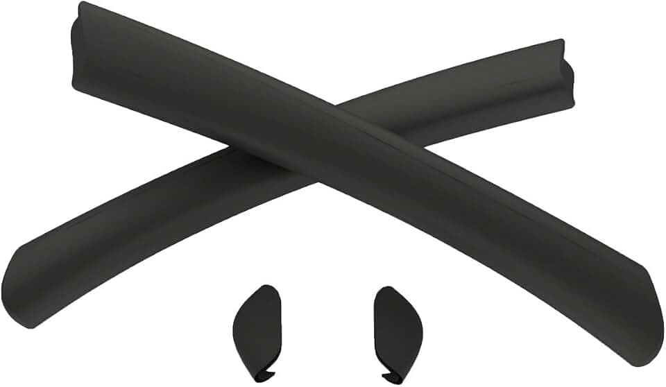 Oakley Mens Straight Jacket Earsock Nosepiece Kit, Black