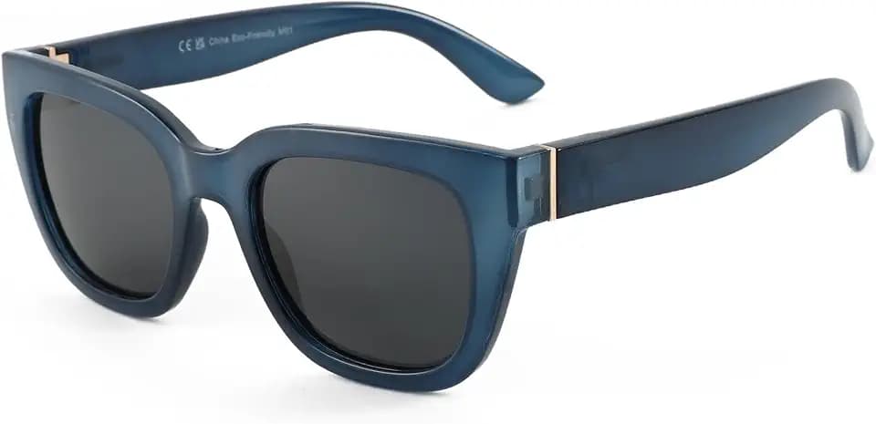 ZENOTTIC Square Polarized Sunglasses Women: Retro UV400 Vintage Shades
