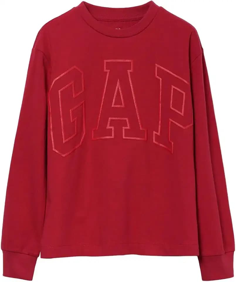 GAP Boys' Long Sleeve Logo Tee T-Shirt