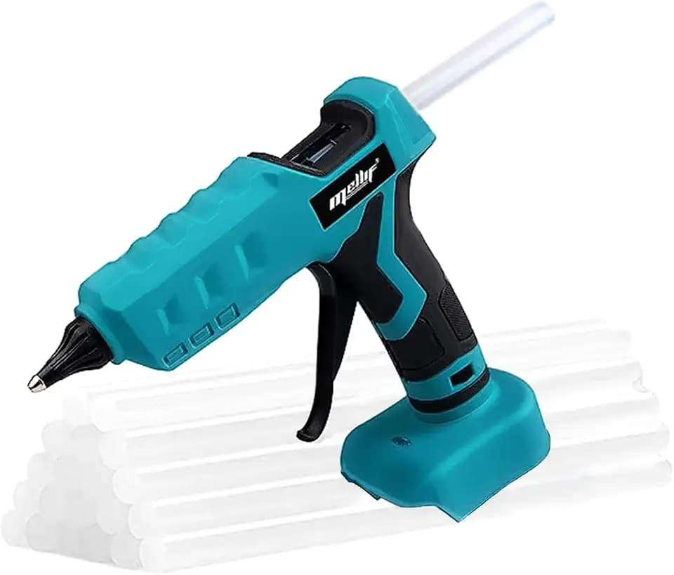 Mellif Cordless Hot Glue Gun Compatible with Makita 18V Battery (Tool Only)