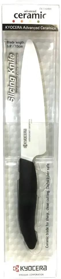 Kyocera GEN Keramik Universalmesser | Klinge 13 cm | ergonomisch geformter Griff | extrem scharfes Küchenmesser | Kochmesser Profi Messer | Messer Küche scharf, Schwarz