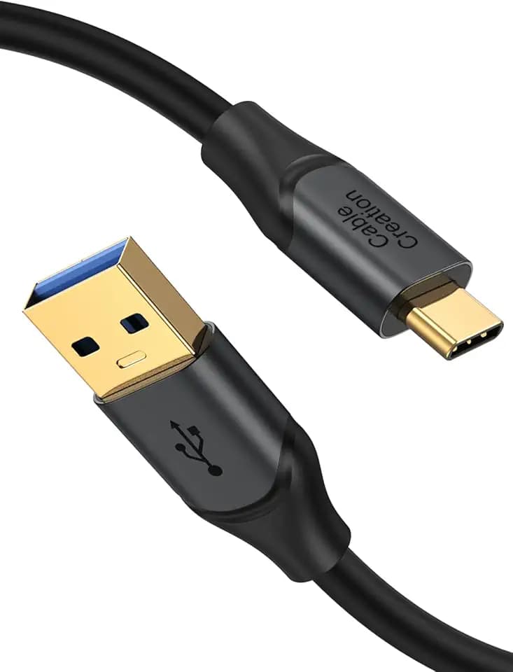 CableCreation USB C to USB A Cable 1FT,USB 3.1 3.2 Gen2 A to C Data Cable