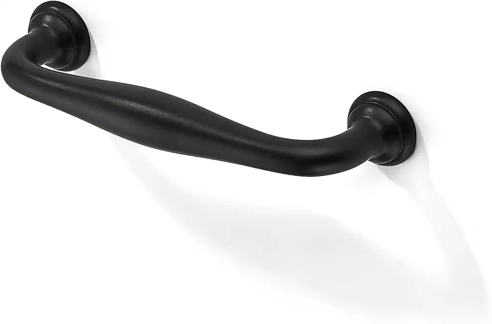 SAILING 10 Pack Cabinet Handles-3.8"/96mm Screw Spacing Matte Black Furniture Hardware Handles for Kitchen Cabinets Bedroom Dresser Wardrobe Cabinet Pulls