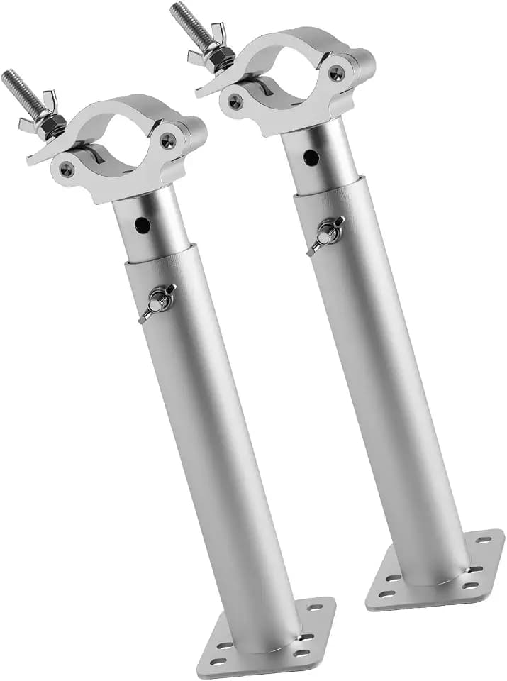 LED Screen Support Clamp, 2-Pack Aluminum Alloy Extendable Mount