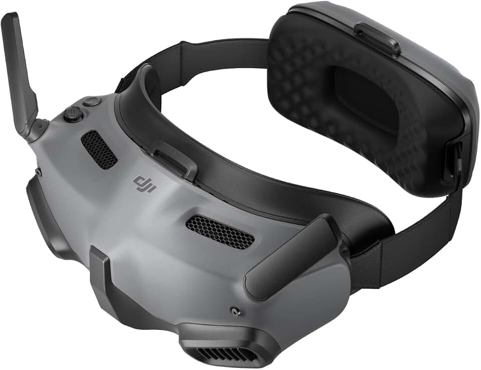 DJI Goggles Integra – und tragbare FPV-Goggles, integriertes Design, Micro-OLED Displays, O3+ Videoübertragung, HD mit geringer Latenz, kompatibel Avata mehr, Grau, CP.FP.00000113.01