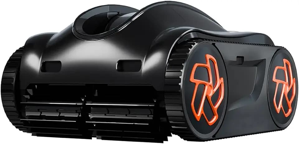 (2025 Upgrade) iGarden Pool Cleaner K60, 360mins Cordless Robotic Pool Vacuum for Inground & Above Ground Pools, AI Timer, Smart Navigation, Floor, Walls&Waterline Scrubber, Touchscreen, Auto-Parking
