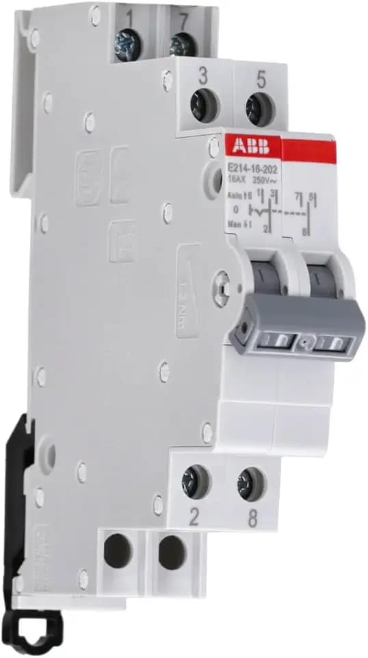 ABB Gruppenschalter E214-16-202, 16A, 2 Wechsler in 1TE Modulbreite