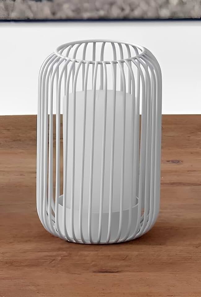 Kerzenhalter Schwarz Deko stabkerze - Aesthetic Room Decor - Kerzenständer - Dekoration Wohnzimmer Modern - Galeara design - (Weiß)