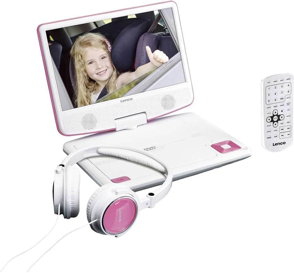 Lenco DVP-910PK - DVD Player - Tragbarer DVD Player - DVD Player Tragbar