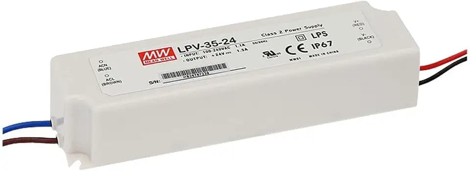 MeanWell LPV-35-24 LED-Treiber, 36 W, 24 V, 1,5 A