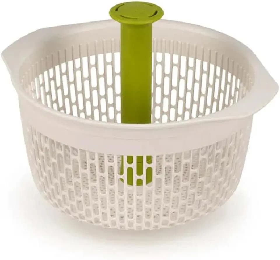 Joseph Joseph Spindola Salat-Schleudersieb für die Spüle, White/Green