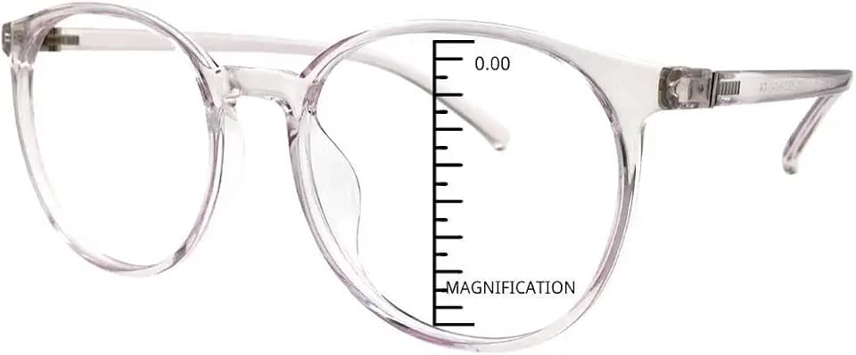 ProEyes Aurgia, Progressive Blue Light Blocking Readers, 0 Power on Top Lens, Anti-Reflective