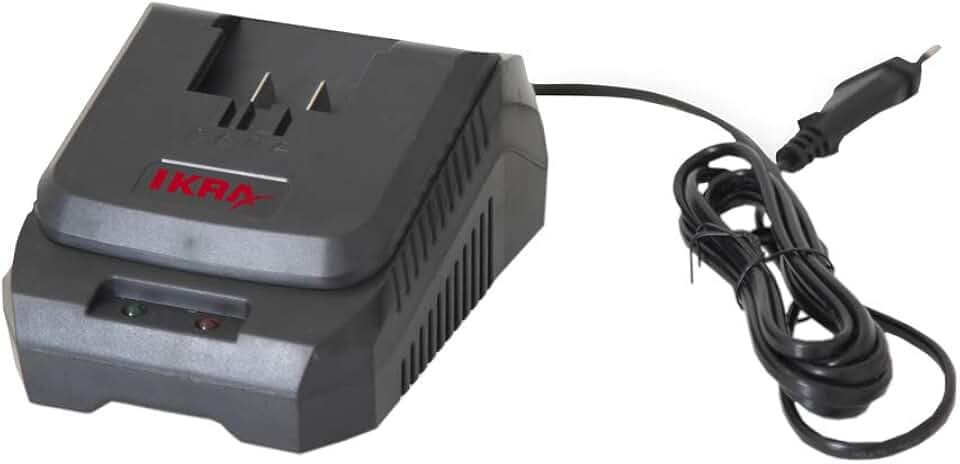 IKRA 20V Akku Schnell-Ladegerät Ladestation Schnelllader mit LED Anzeige