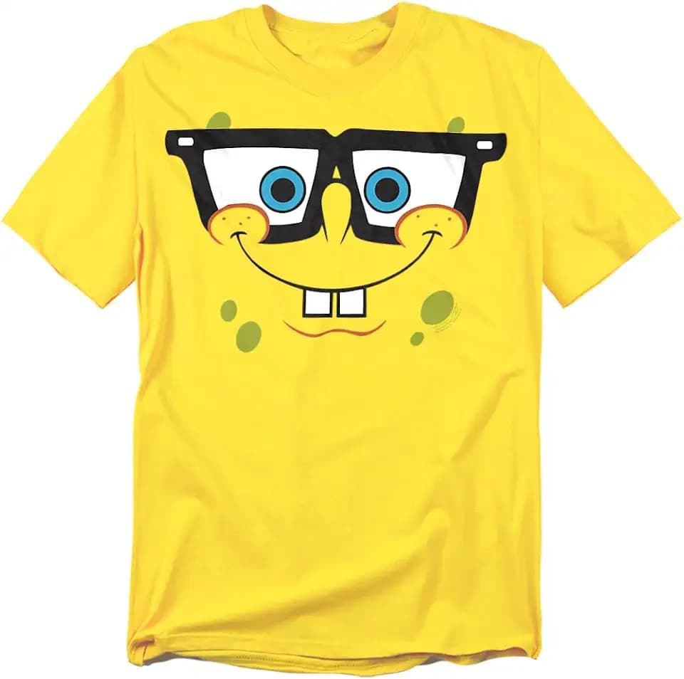 SpongeBob Big Face Halloween Costume Collection Unisex Adult T Shirt