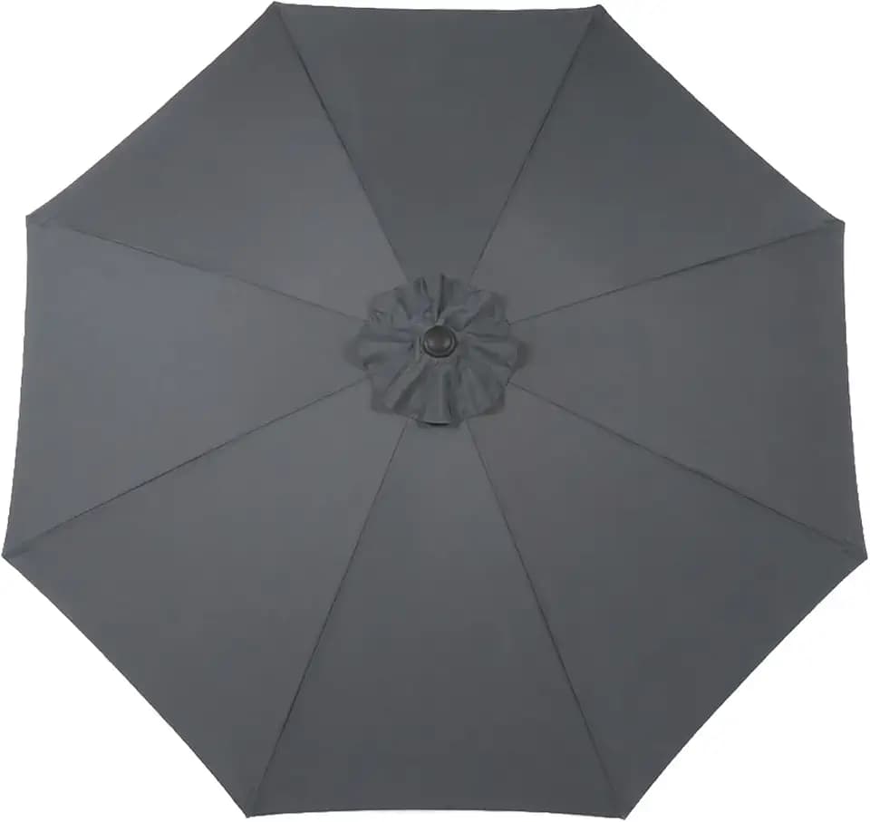 BPS Patio Umbrella Replacement Canopy for 10 ft 8 Ribs Table Umbrella, Outdoor Umbrella Replacement for Market Parasol, Canopy Only