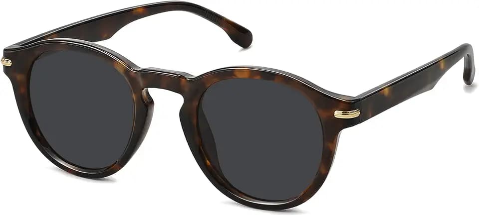 Trendy Retro Round Sunglasses for Women Vintage Circle Glasses
