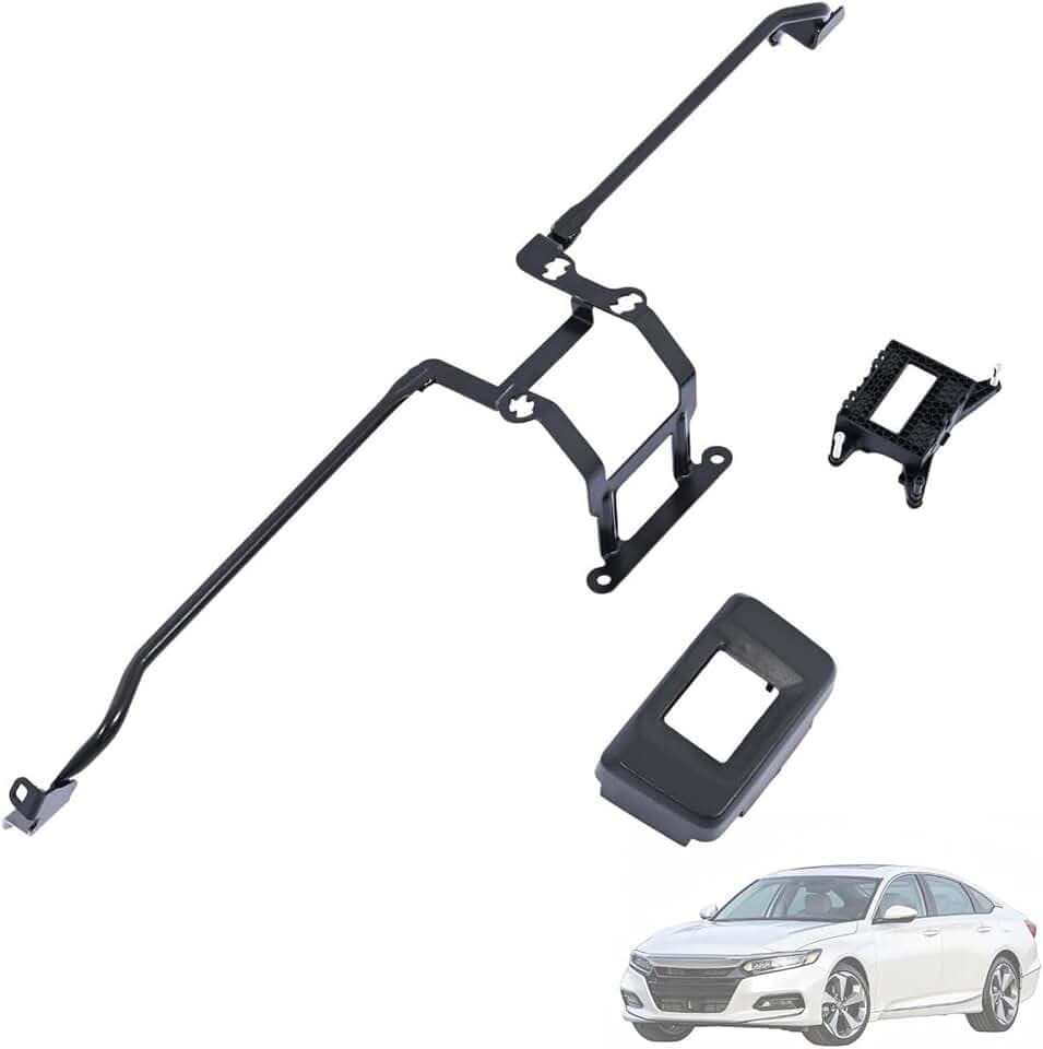 Radar Mount Bracket&Cover Compatible with Honda Accord 2018 2019 2020 Replace 36804-TVA-A20 36809-TVA-A12 36801-TVA-A17 Center Cruise Control Distance Sensor Bracket
