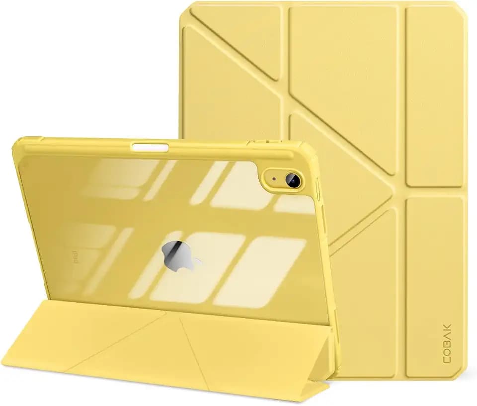 CoBak Case for iPad (A16) 11th Generation, iPad 10th Gen Cover,Yellow