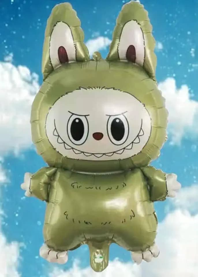 Green Bunny Monster Balloon